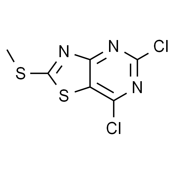 5,7-二氯-2-(甲硫基)噻唑并[4,5-D]嘧啶