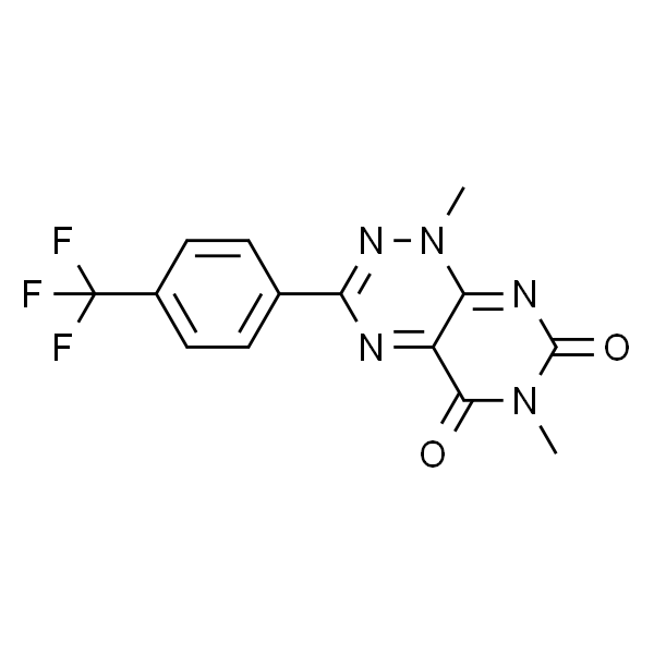 1,6-二甲基-3-(4-(三氟甲基)苯基)嘧啶并[5,4-e][1,2,4]三嗪-5,7(1H,6H)-二酮