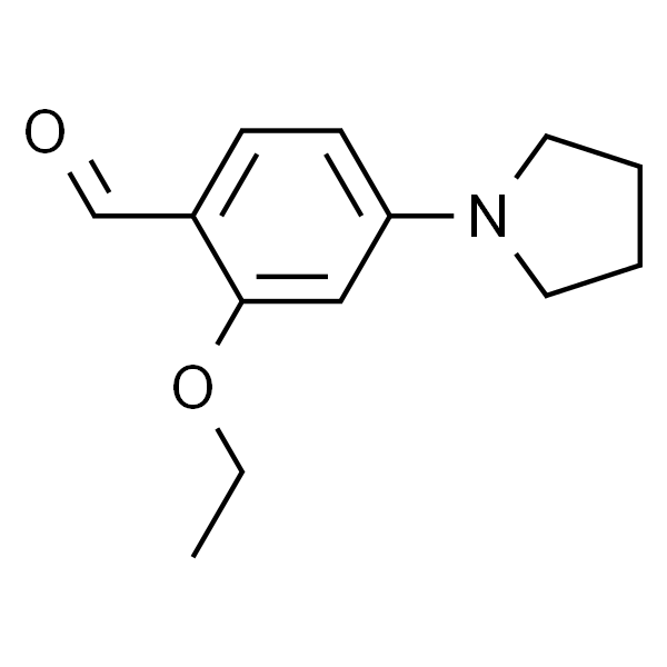 2-乙氧基-4-(1-吡咯烷基)苯甲醛