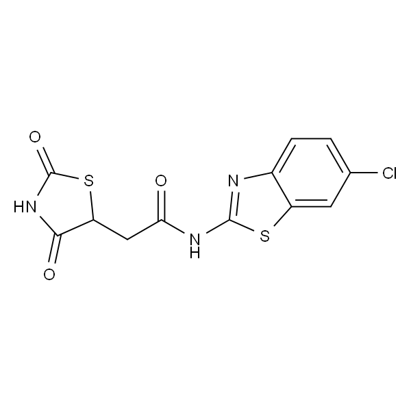 N-(6-氯苯并[d]噻唑-2-基)-2-(2,4-二氧噻唑烷-5-基)乙酰胺