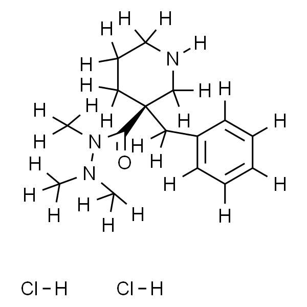 (R)-3-苄基-N,N'',N''-三甲基哌啶-3-碳酰肼二盐酸盐