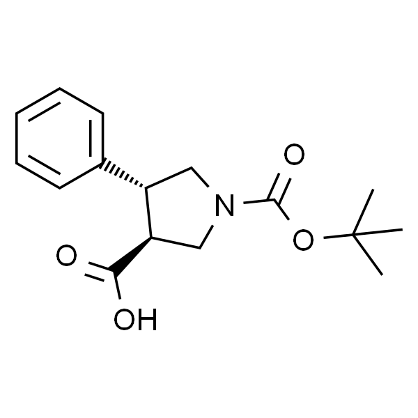 (3S,4R)-1-叔丁氧羰基-4-苯基吡咯烷-3-羧酸