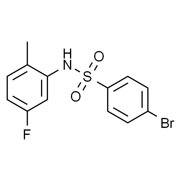 4-溴-N-(5-氟-2-甲基苯基)苯磺酰胺