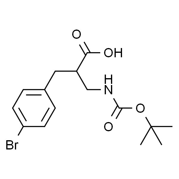 2-N-Boc-2-氨基甲基-3-(4-溴-苯基)-丙酸