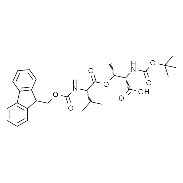 (2S,3R)-3-(((S)-2-((((9H-芴-9-基)甲氧基)羰基)氨基)-3-甲基丁酰基)氧基)-2-((叔丁氧基羰基)氨基)丁酸