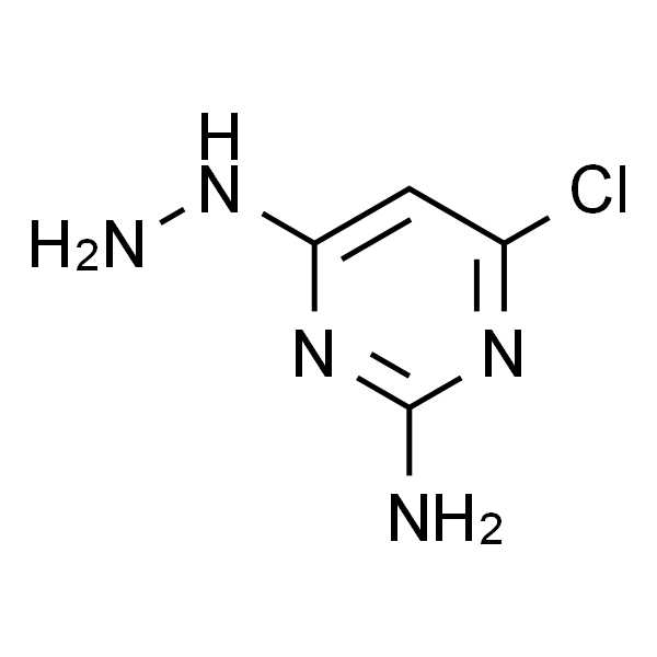 4-氯-6-肼基嘧啶-2-胺