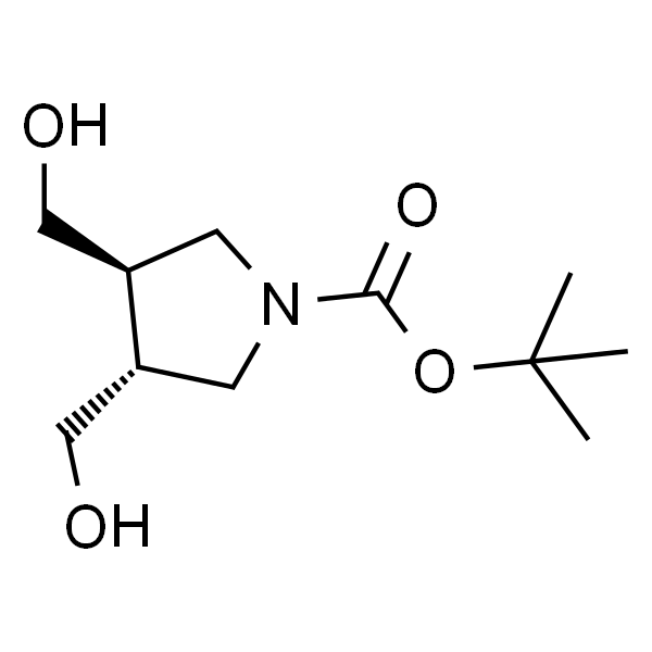 反叔丁基3,4-二(羟甲基)吡咯烷-1-甲酸叔丁酯