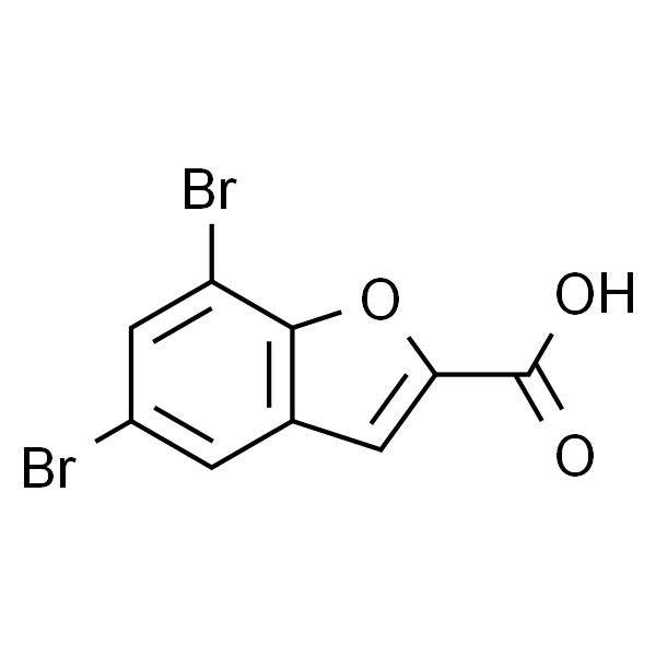 5,7-二溴-1-苯并呋喃-2-羧酸