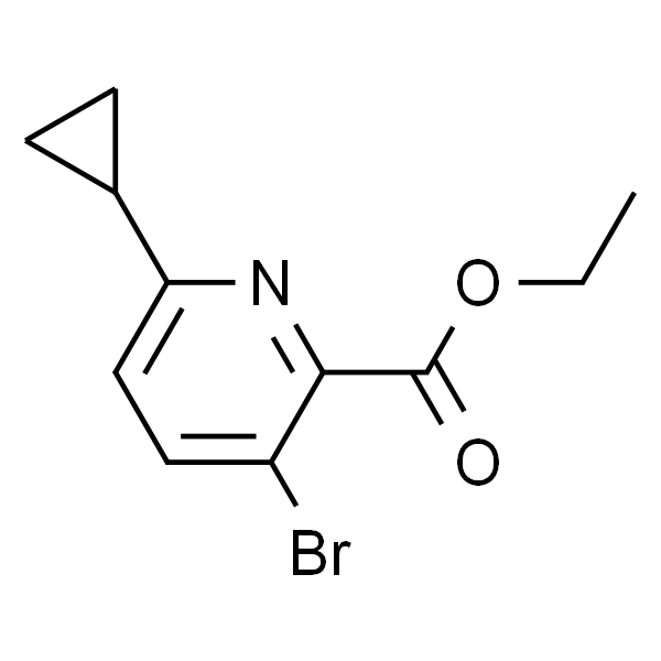 3-溴-6-环丙基吡啶-2-甲酸乙酯