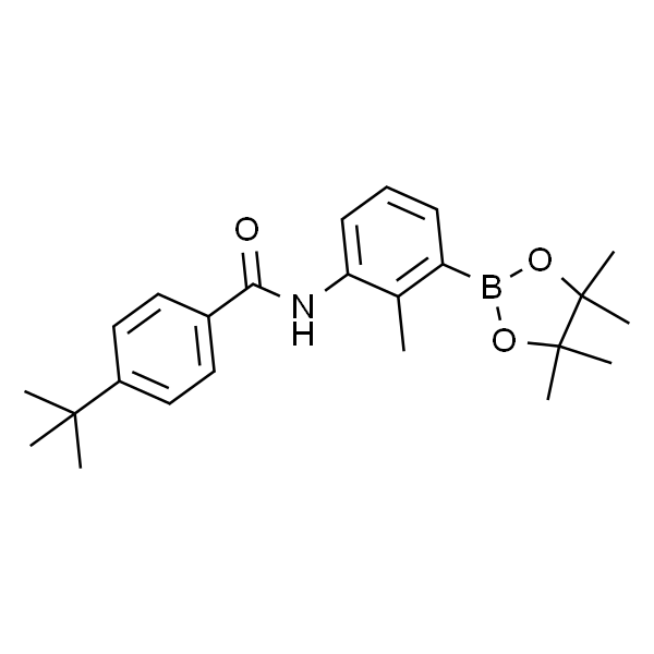 N-[2-Methyl-3-(4,4,5,5-tetramethyl[1,3,2]dioxaborolan-2-yl)phenyl]-4-(tert-butyl)benzamide
