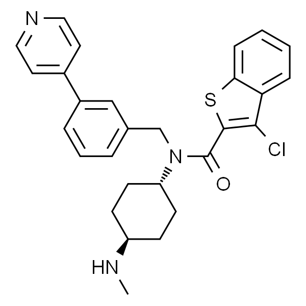 3-氯-N-[反式-4-(甲基氨基)环己基]-N-[[3-(4-吡啶基)苯基]甲基]-苯并[b]噻吩-2-甲酰胺