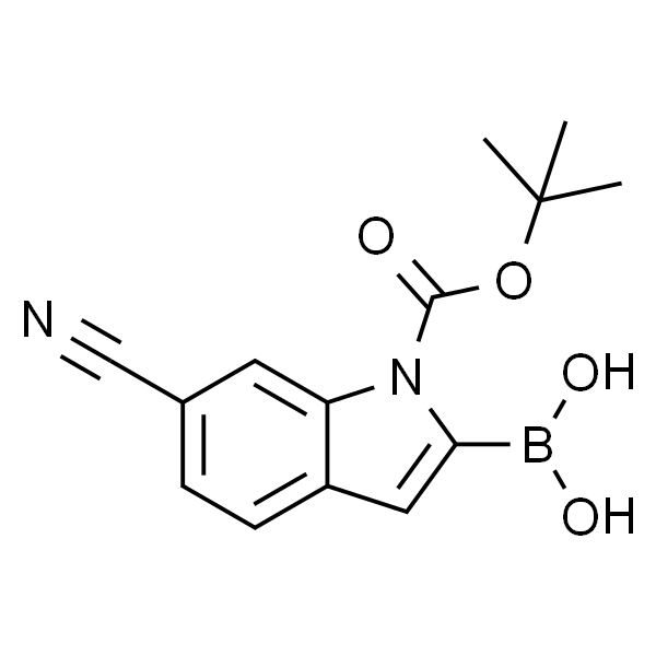 (1-(叔丁氧基羰基)-6-氰基-1H-吲哚-2-基)硼酸