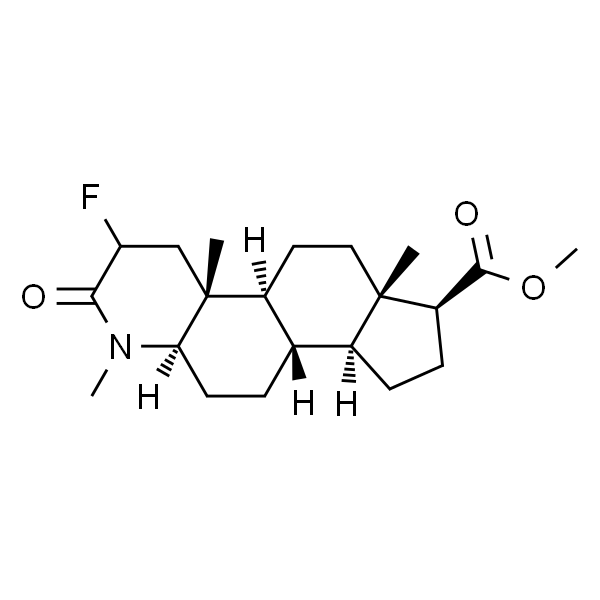 1H-Indeno[5,4-f]quinoline-7-carboxylic acid, 3-fluorohexadecahydro-1,4a,6a-trimethyl-2-oxo-, methyl ester, (4aR,4bS,6aS,7S,9aS,9