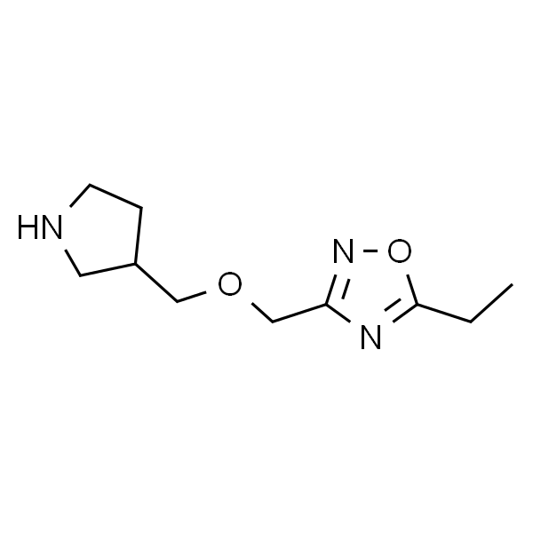 5-乙基-3-((吡咯烷-3-基甲氧基)甲基)-1,2,4-噁二唑