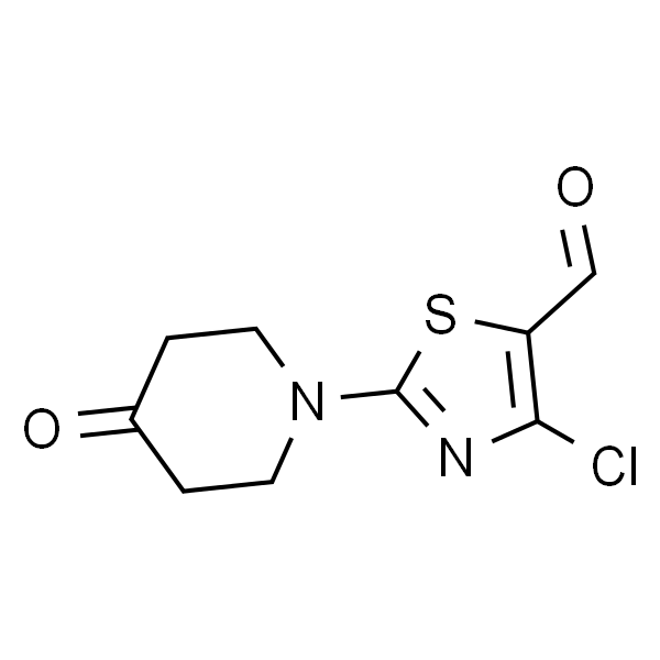 4-氯-2-(4-氧代哌啶)-5-噻唑甲醛