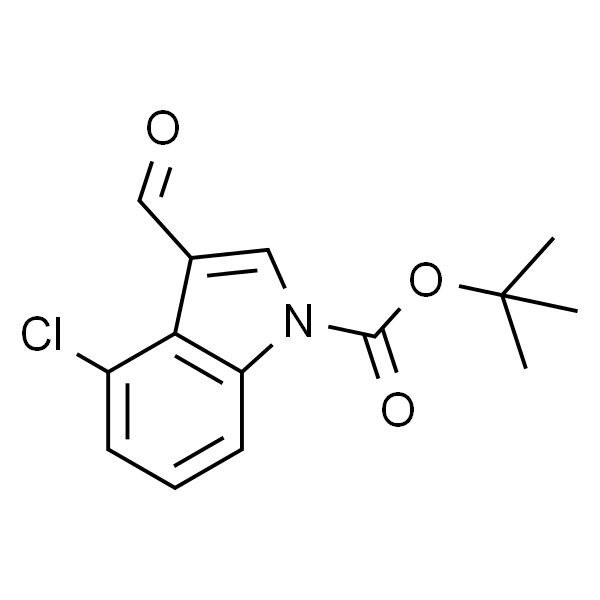 1-BOC-4-氯-3-甲酰基吲哚