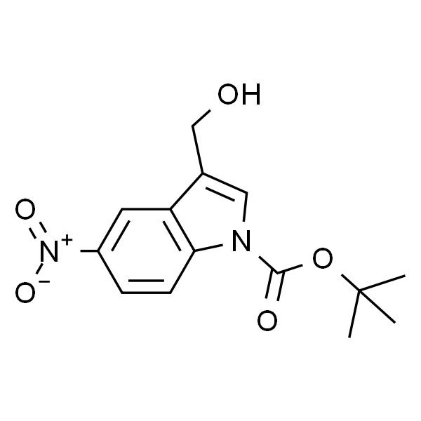1-BOC-3-羟基甲基-5-硝基吲哚