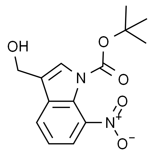 1-Boc-3-羟甲基-7-硝基吲哚