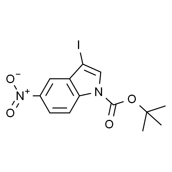 3-碘-5-硝基-1H-吲哚-1-羧酸叔丁酯
