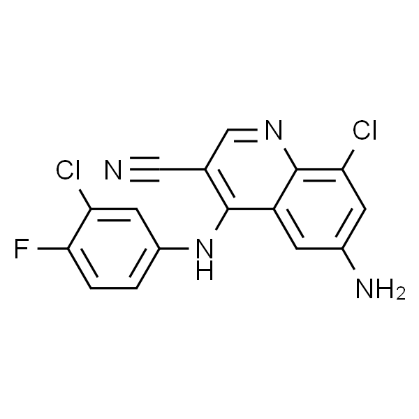 6-氨基-8-氯-4-[(3-氯-4-氟苯基)氨基]-3-喹啉甲腈