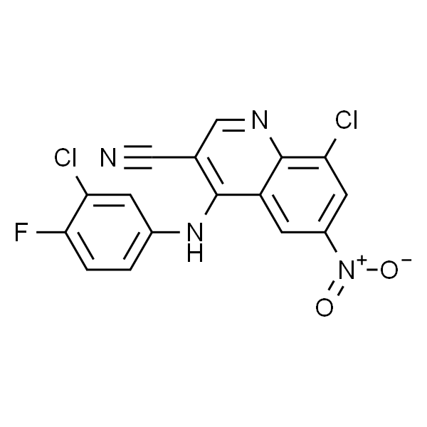 3-Quinolinecarbonitrile, 8-chloro-4-[(3-chloro-4-fluorophenyl)aMino]-6-nitro-