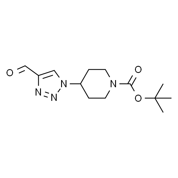 1-Piperidinecarboxylic acid, 4-(4-forMyl-1H-1,2,3-triazol-1-yl)-, 1,1-diMethylethyl ester