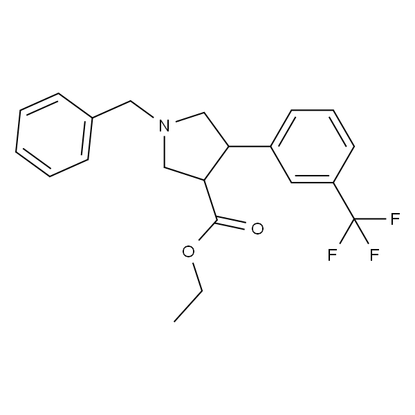 反式-1-苄基-4-（3-（三氟甲基）苯基）吡咯烷-3-羧酸乙酯