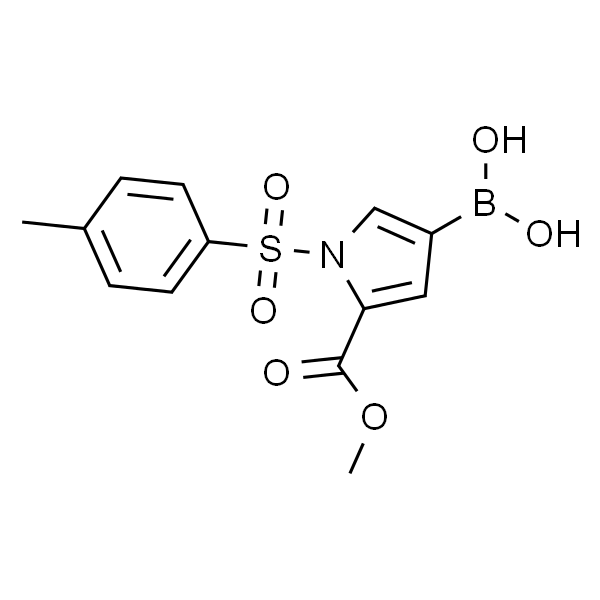 (5-(甲氧基羰基)-1-甲苯磺酰基-1H-吡咯-3-基)硼酸