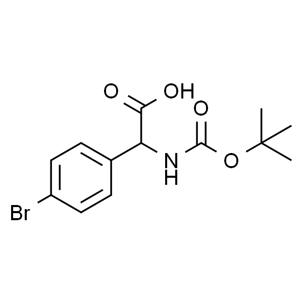 2-(Boc-氨基)-2-(4-溴苯基)乙酸