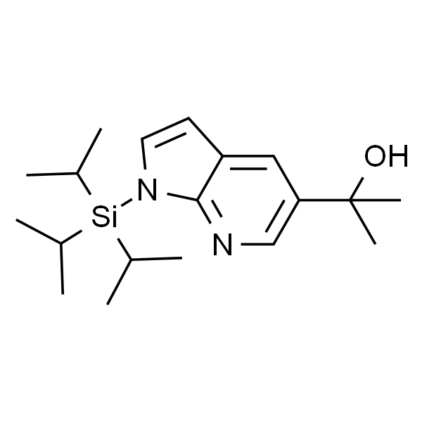 Α,Α-二甲基-1-[三(1-甲基乙基)硅酯]-1H-吡咯并[2,3-B]吡啶-5-甲醇