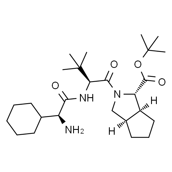 (1S,3AR,6AS)-2-[(2S)-2-[[(2S)-2-氨基-2-环己基乙酰]氨基]-3,3-二甲基-1-氧代丁基]八氢环戊烯并[C]吡咯-1-羧酸叔丁酯