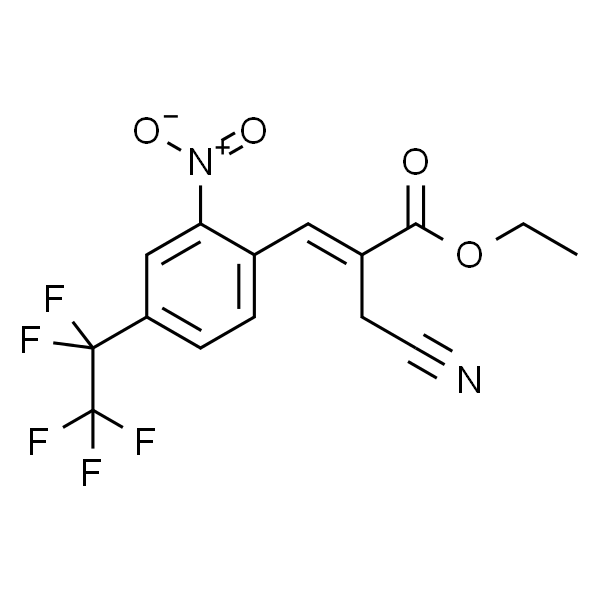 (E)-ethyl 2-(cyanoMethyl)-3-(2-nitro-4-(perfluoroethyl)phenyl)acrylate