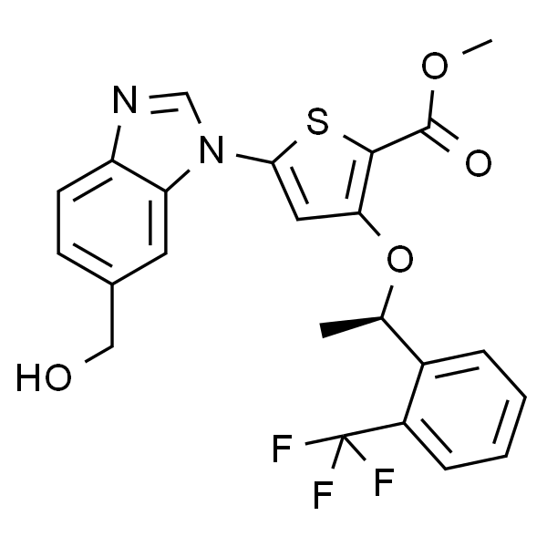 (R)-Methyl 5-(6-(hydroxyMethyl)-1H-benzo[d]iMidazol-1-yl)-3-(1-(2-(trifluoroMethyl)phenyl)ethoxy)thiophene-2-carboxylate
