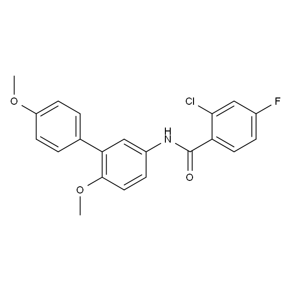 2-氯-N-{4'',6-二甲氧基-[1,1''-联苯]-3-基}-4-氟苯甲酰胺