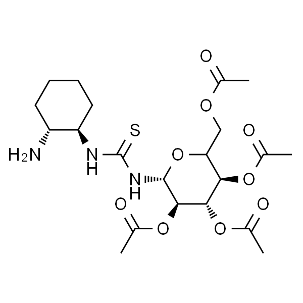 N-[(1R，2R)-2-氨基环己基]-N'-(2，3，4，6-四-氧-乙酰基-β-D-吡喃葡萄糖基)硫脲