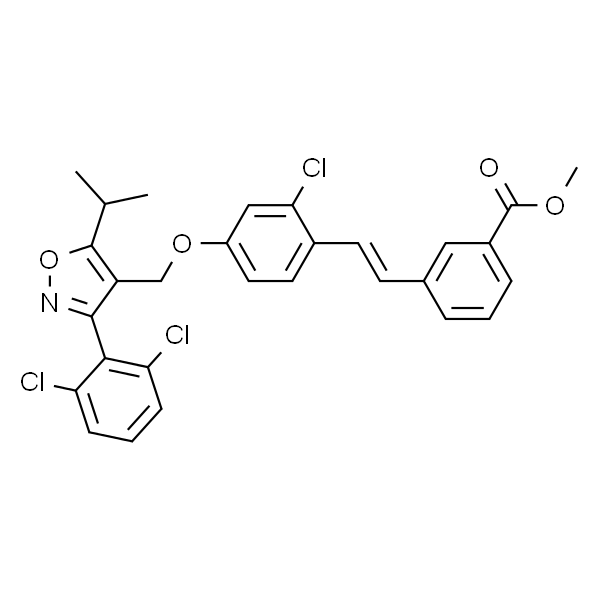 (E)-METHYL 3-(2-CHLORO-4-((3-(2,6-DICHLOROPHENYL)-5-ISOPROPYLISOXAZOL-4-YL)METHOXY)STYRYL)BENZOATE