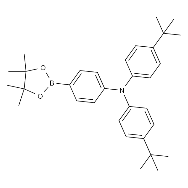 4-(叔丁基)-N-(4-(叔丁基)苯基)-N-(4-(4,4,5,5-四甲基-1,3,2-二氧杂硼杂环戊烷-2-基)苯基)苯胺