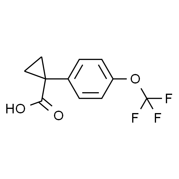 1-[4-(Trifluoromethoxy)phenyl]cyclopropane-1-carboxylic acid