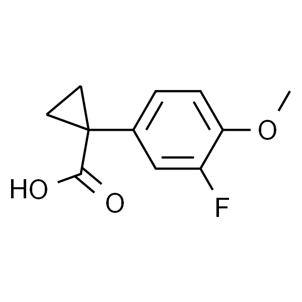 1-（3-氟-4-甲氧基苯基）环丙烷-1-羧酸
