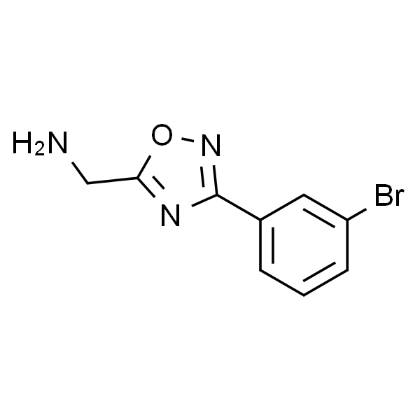 1-[3-(3-溴苯基)-1,2,4-噁二唑-5-基]甲胺