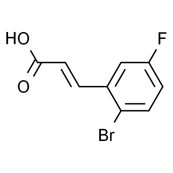 (E)-3-(2-溴-5-氟苯基)丙烯酸
