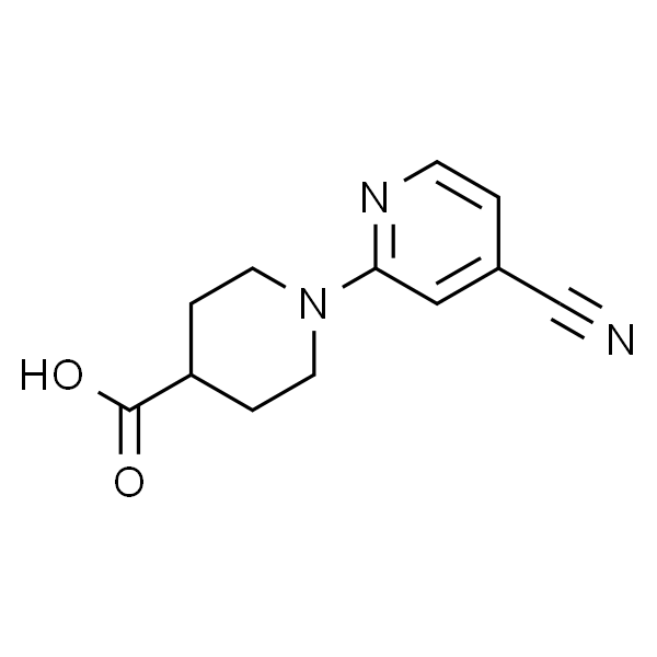 1-(4-氰基吡啶-2-基)哌啶-4-羧酸