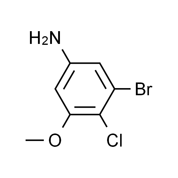 3-溴-4-氯-5-甲氧基苯胺