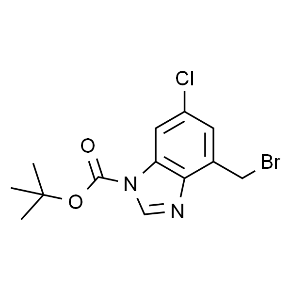 4-(溴甲基)-6-氯-1H-苯并[d]咪唑-1-羧酸叔丁酯