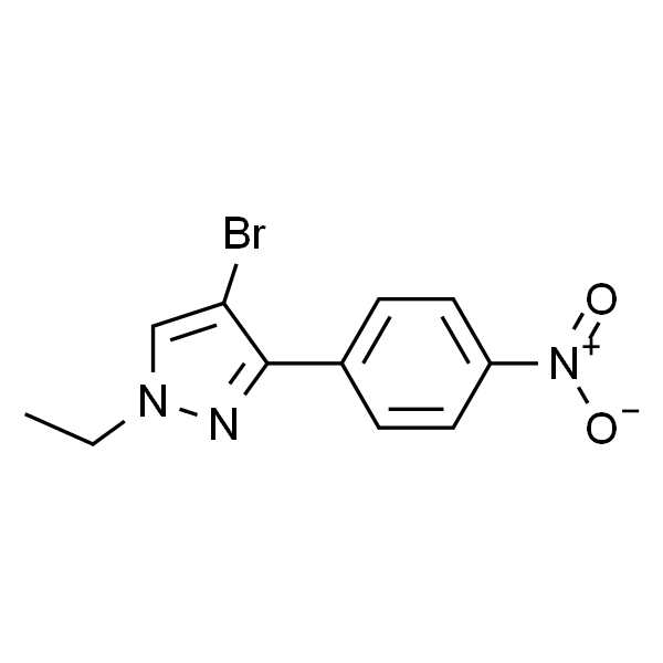 4-溴-1-乙基-3-(4-硝基苯基)-1H-吡唑