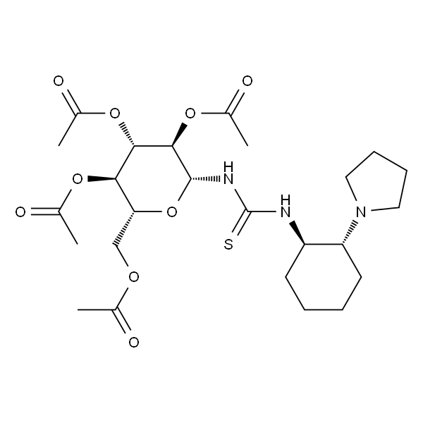 N-[(1R,2R)-2-(1-Pyrrolidinyl)cyclohexyl]-N'-(2,3,4,6-tetra-O-acetyl-β-D-glucopyranosyl)thiourea