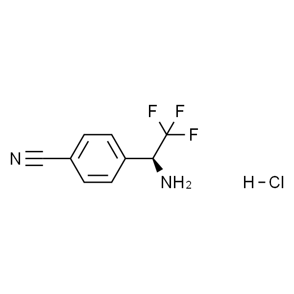 (S)-4-(1-氨基-2,2,2-三氟乙基)苯甲腈盐酸盐