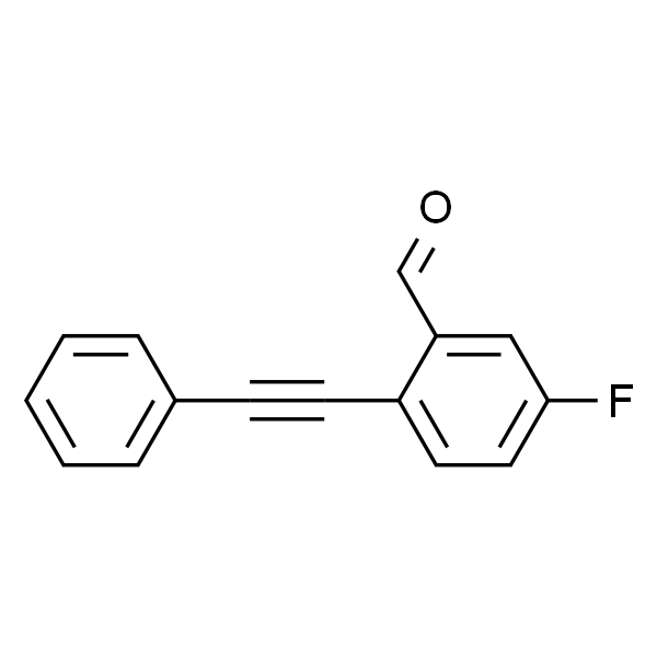 5-氟-2-(2-苯炔基)苯甲醛