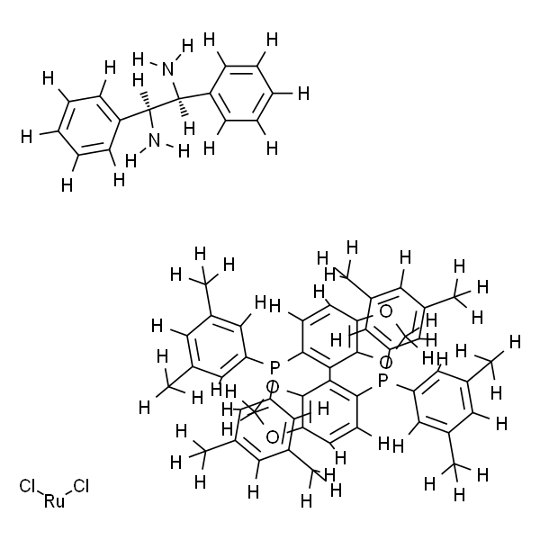 二氯[(S)-5,5''-双[二(3,5-二甲苯基)膦]-4,4''-二-1,3-苯并二噁茂][(1S,2S)-1,2-二苯基乙二胺]钌(II)
