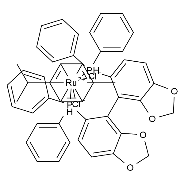 Chloro[(R)-(+)-5,5'-bis(diphenylphosphino)-4,4'-bi-1,3-benzodioxole](p-cymene)ruthenium(II) chloride,[RuCl(p-cymene)((R)-segphos